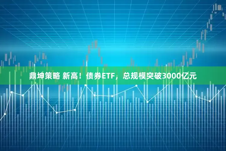 鼎坤策略 新高！债券ETF，总规模突破3000亿元