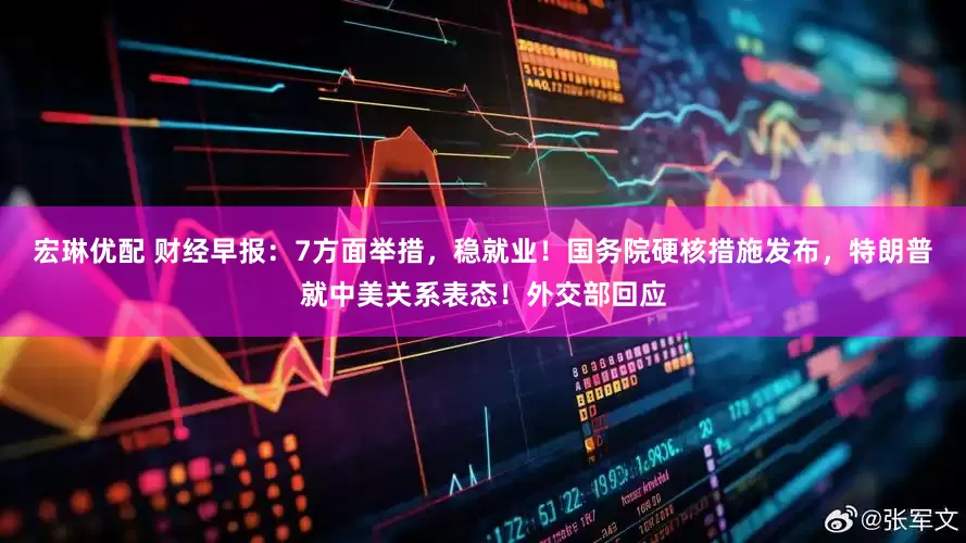 宏琳优配 财经早报：7方面举措，稳就业！国务院硬核措施发布，特朗普就中美关系表态！外交部回应
